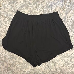 SHEIN Black Athletic Shorts Lightweight Moisture-Wicking
